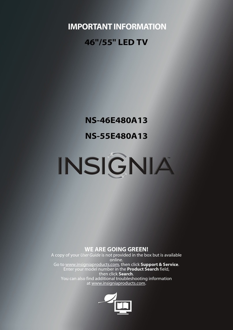 Insignia NS-46E480A13 Operating manual