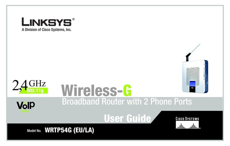 Linksys Vonage WRTP54G User manual