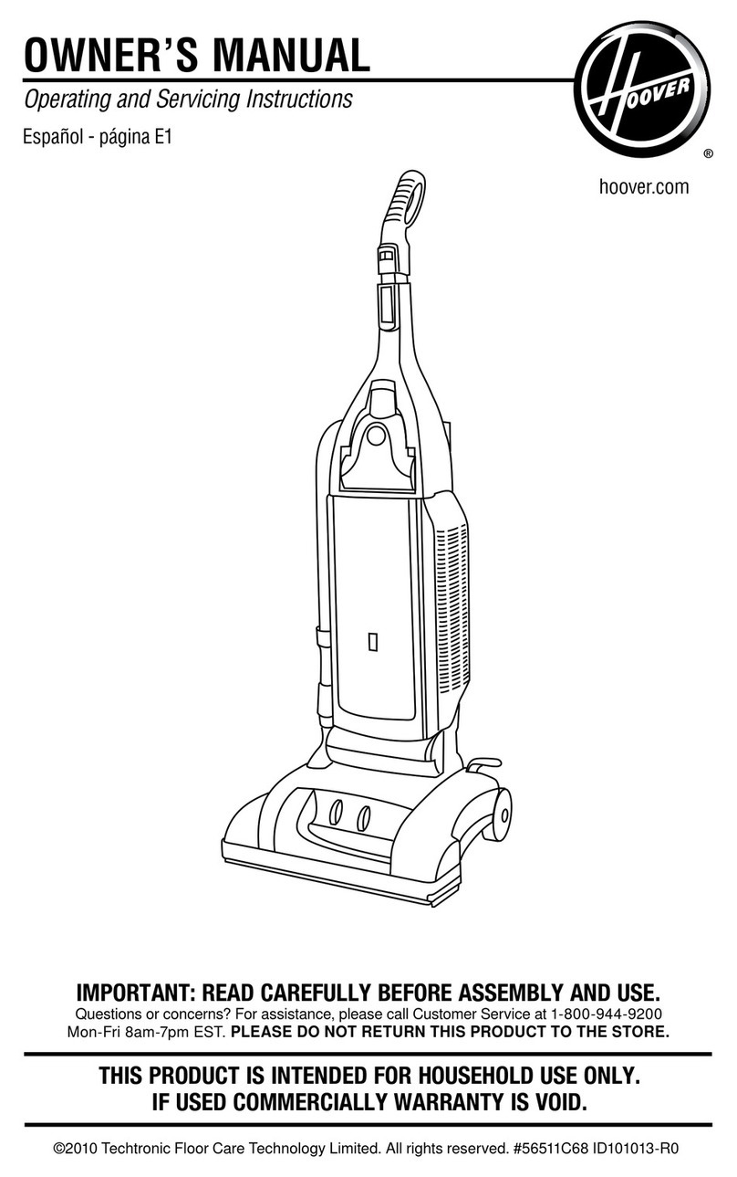 Hoover U6420 User manual