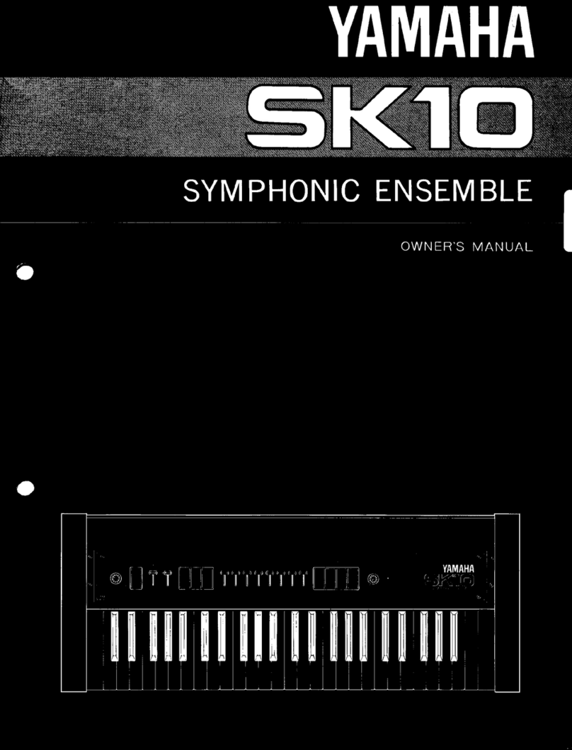 Yamaha Symphonic Ensemble SK10 owner's manual