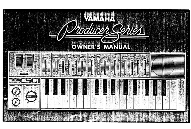 Yamaha CS01 User manual