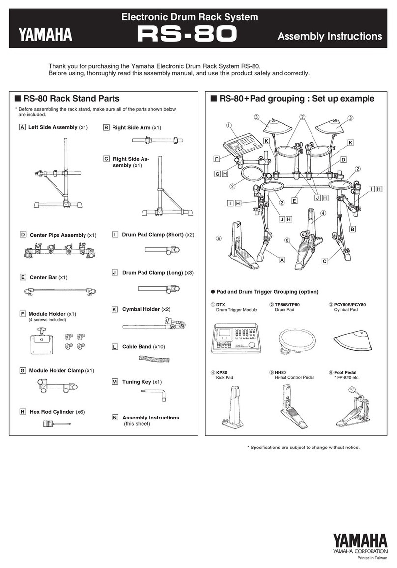 Yamaha RS-80 User manual
