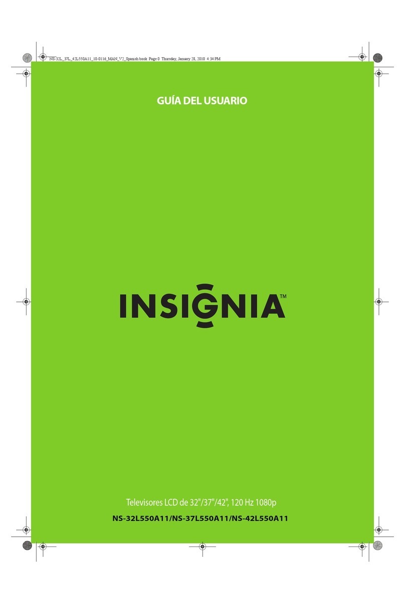 Insignia NS-37L550A11 Quick start guide