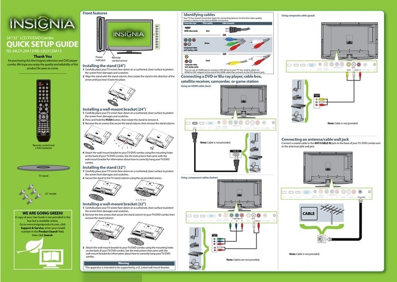 Insignia NS-32LD120A13 User manual