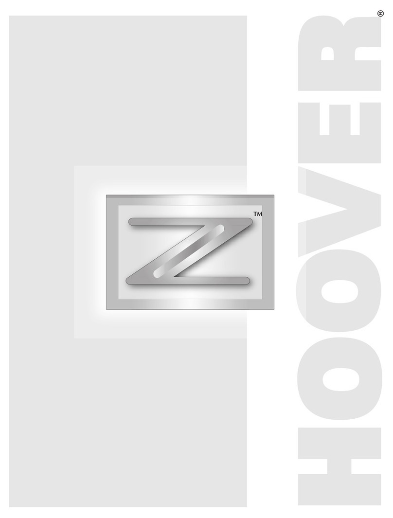 Hoover U9125 User manual