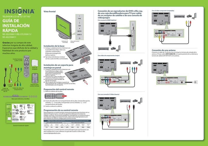 Insignia NS-32L550A11 User manual