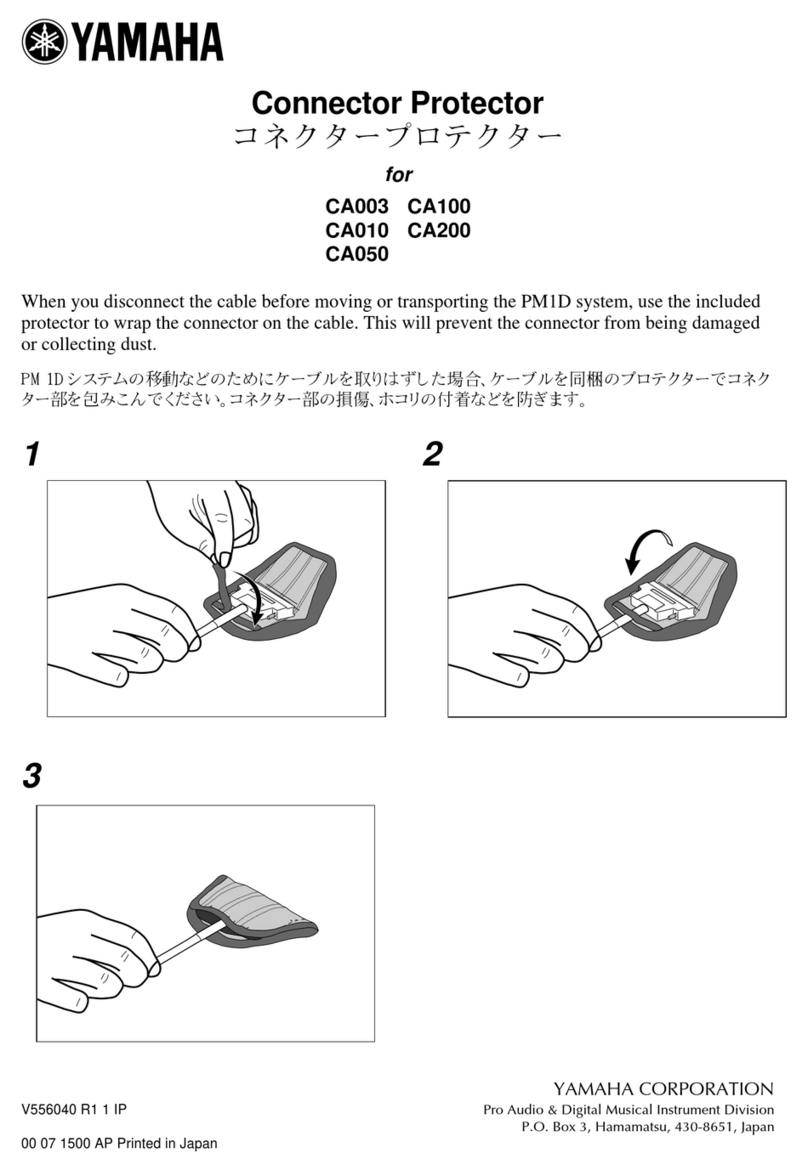 Yamaha Connector Protector manual