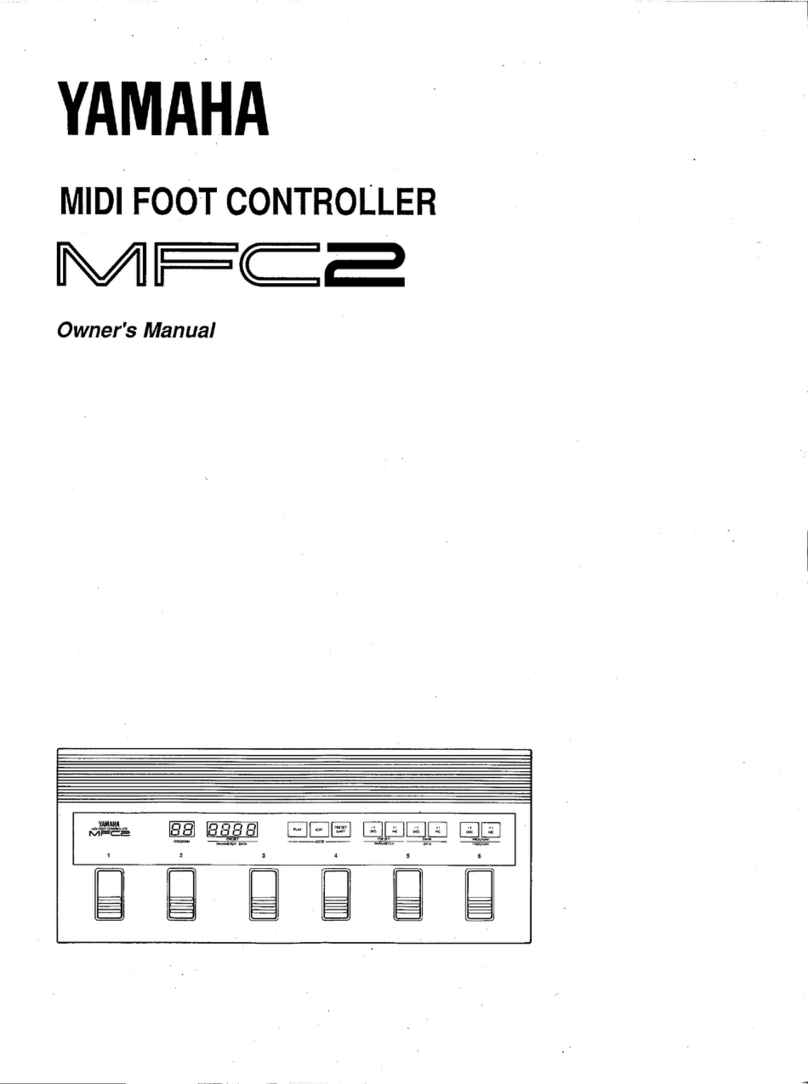 Yamaha MFC2 owner's manual