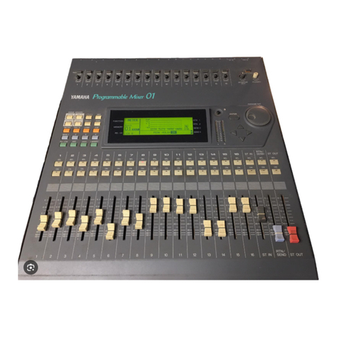 Yamaha Programmable Mixer 01 User manual