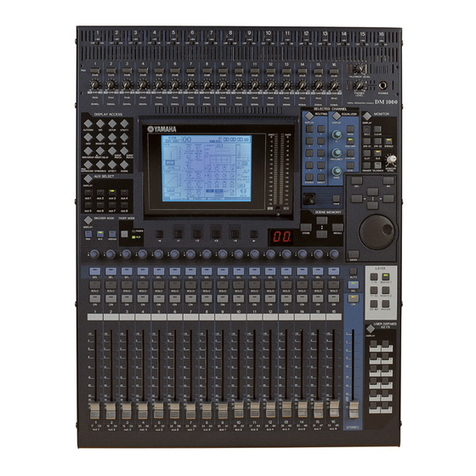 Yamaha DM 1000 User manual Yamaha DM 1000 User manual