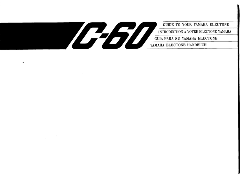 Yamaha Electone C-60 Guide
