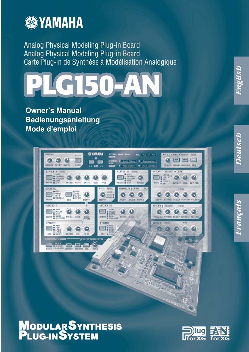 Yamaha PLG150-AN owner's manual