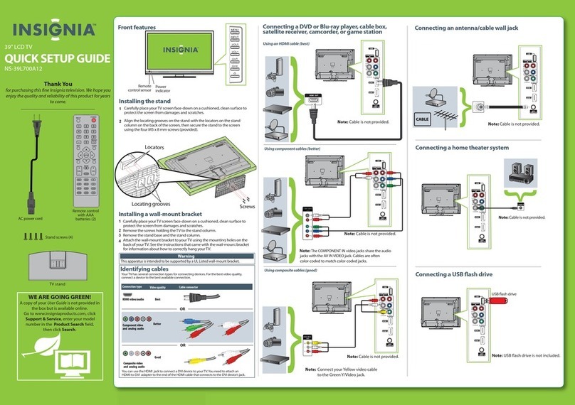 Insignia NS-39L700A12 User manual