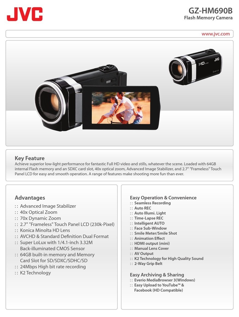JVC EVERIO GZ-HM690BUS User manual