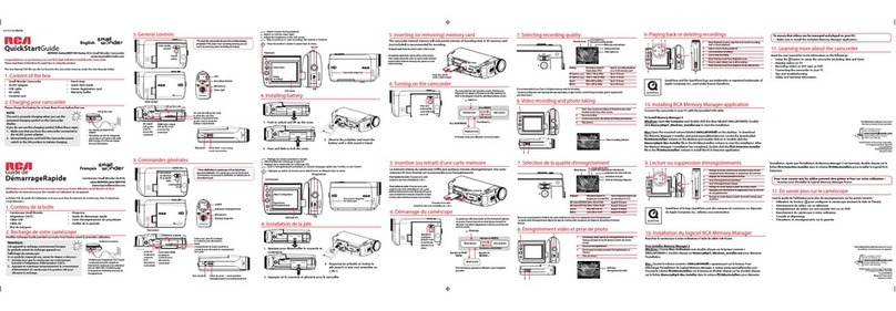 RCA EZ5000 Series User manual