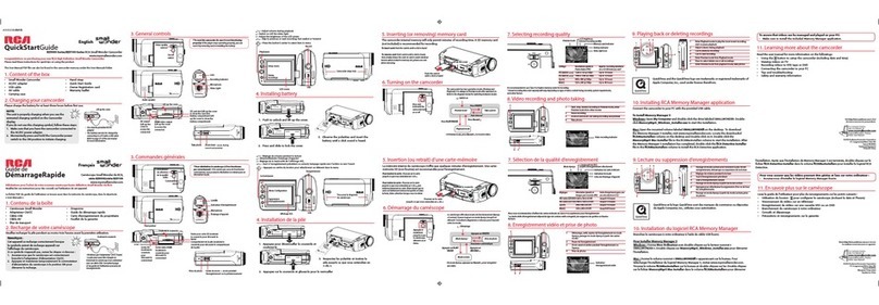 RCA EZ5000R Series quick start guide