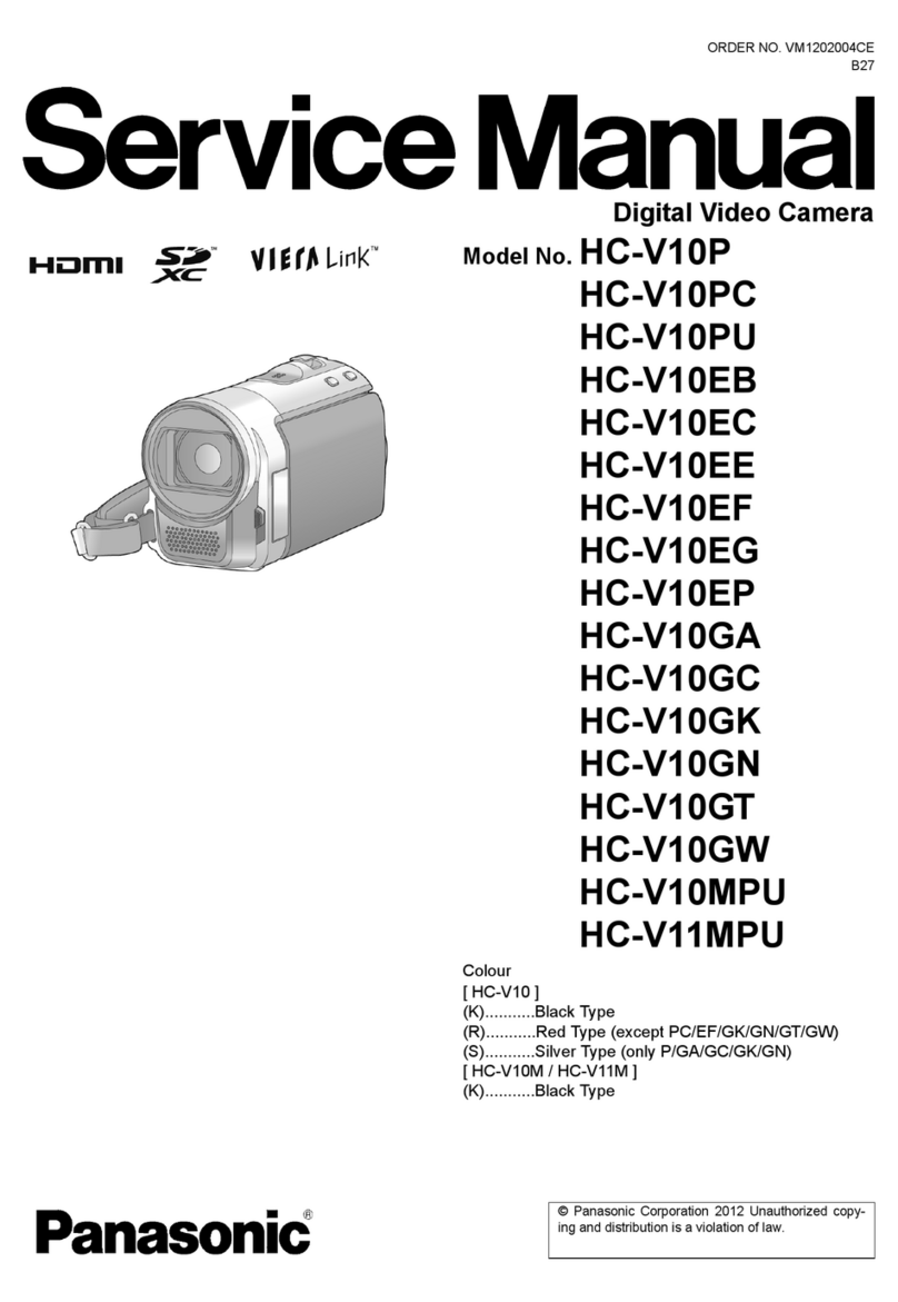 Panasonic HC-V100MK Service manual