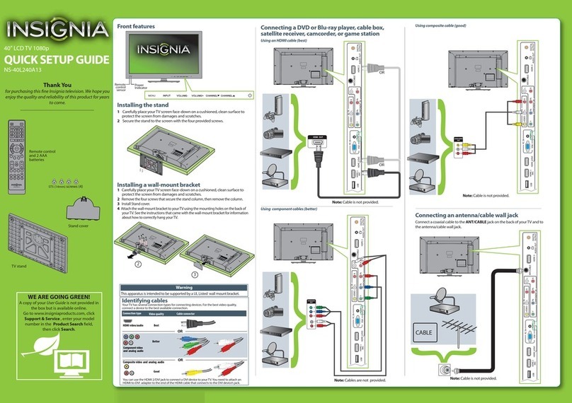 Insignia NS-40L240A13 User manual