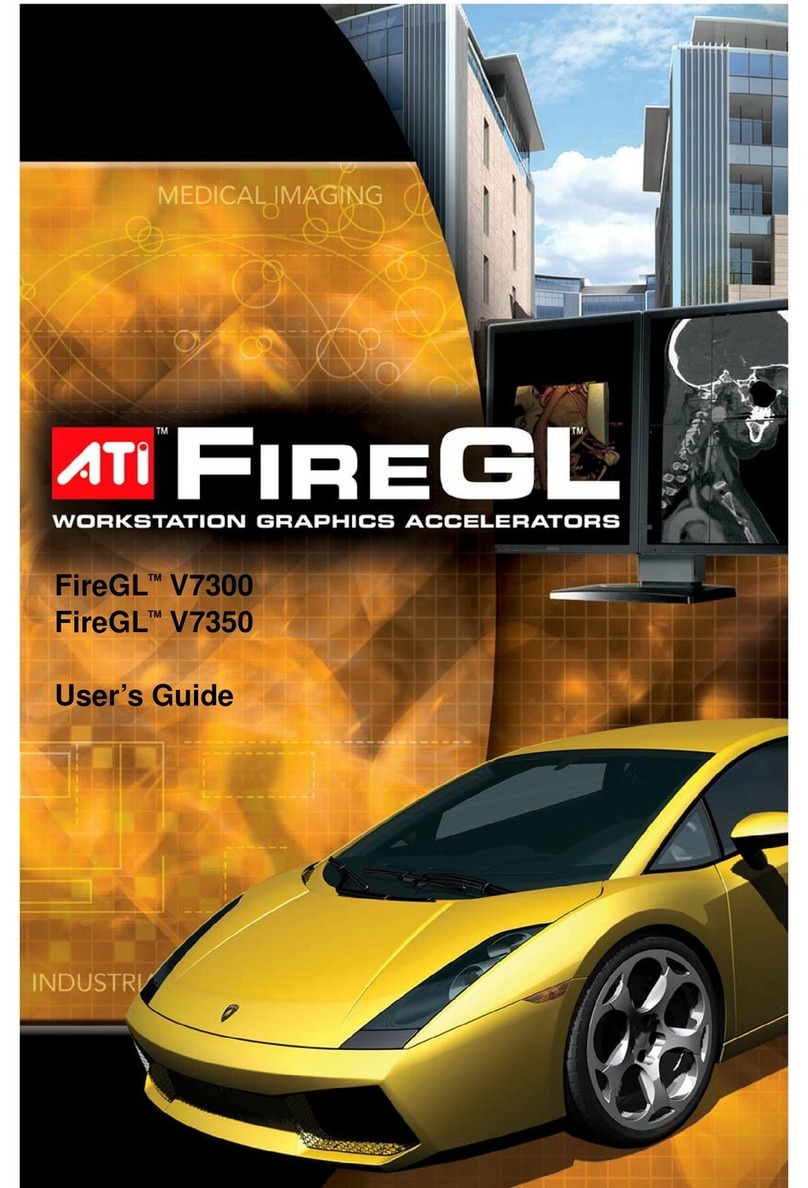 ATI Technologies V7350 - 100-505143 FireGL 1GB 512-bit GDDR3 PCI Express Video... user guide