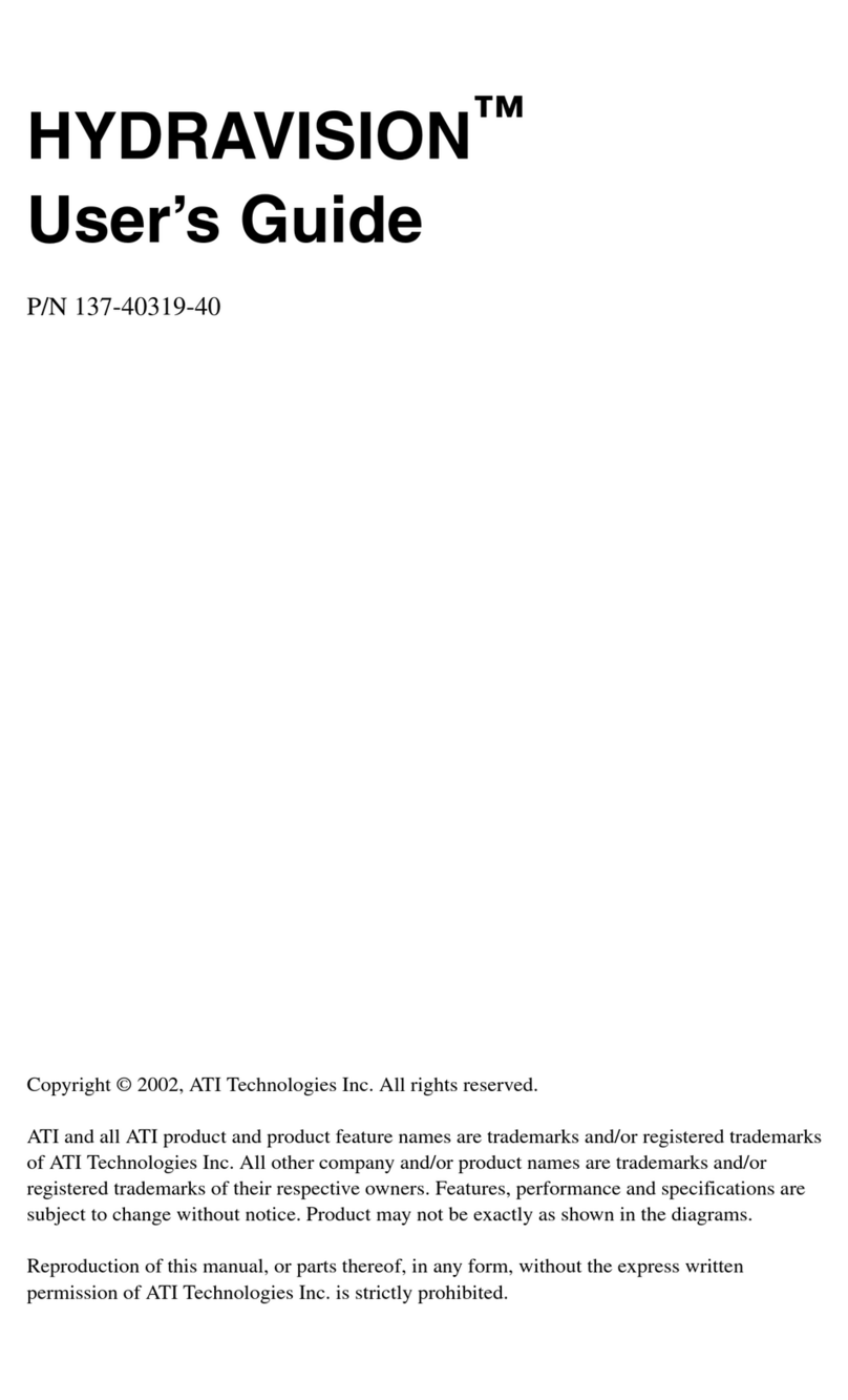 ATI Technologies X1600 - Radeon Pro 512 MB PCI Express user guide ATI Technologies X1600 - Radeon Pro 512 MB PCI Express user guide