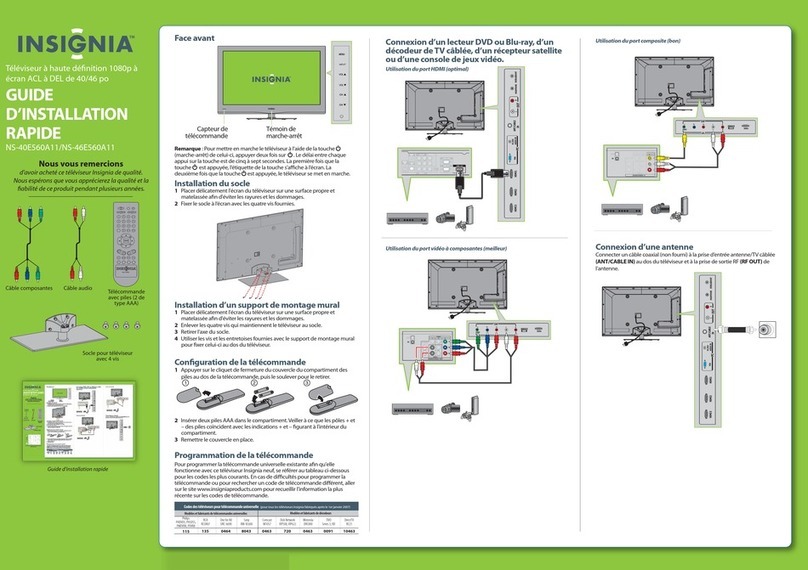Insignia NS-40E560A11 User manual