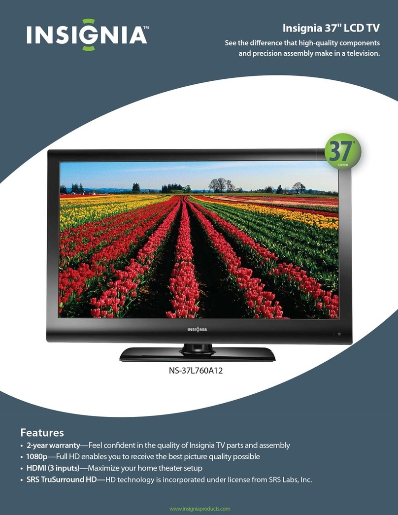 Insignia NS-37L760A12 User manual