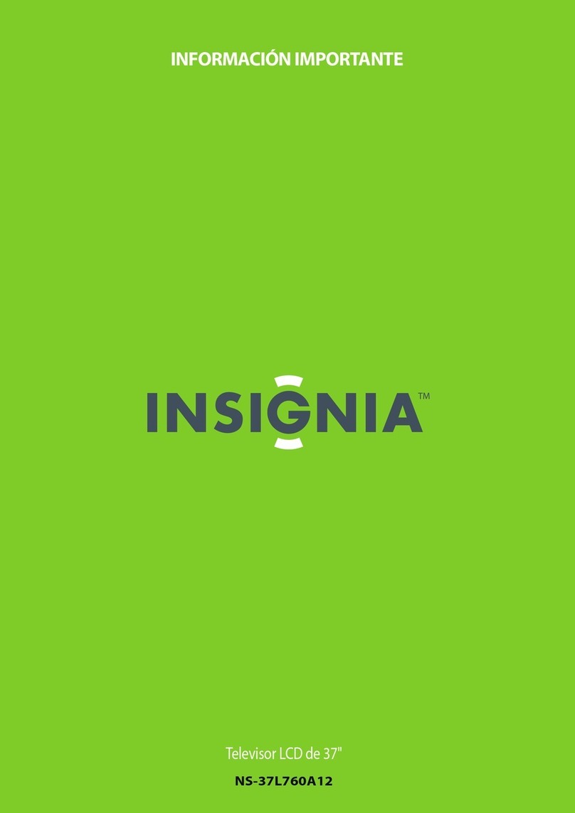 Insignia NS-37L760A12 User manual Insignia NS-37L760A12 User manual