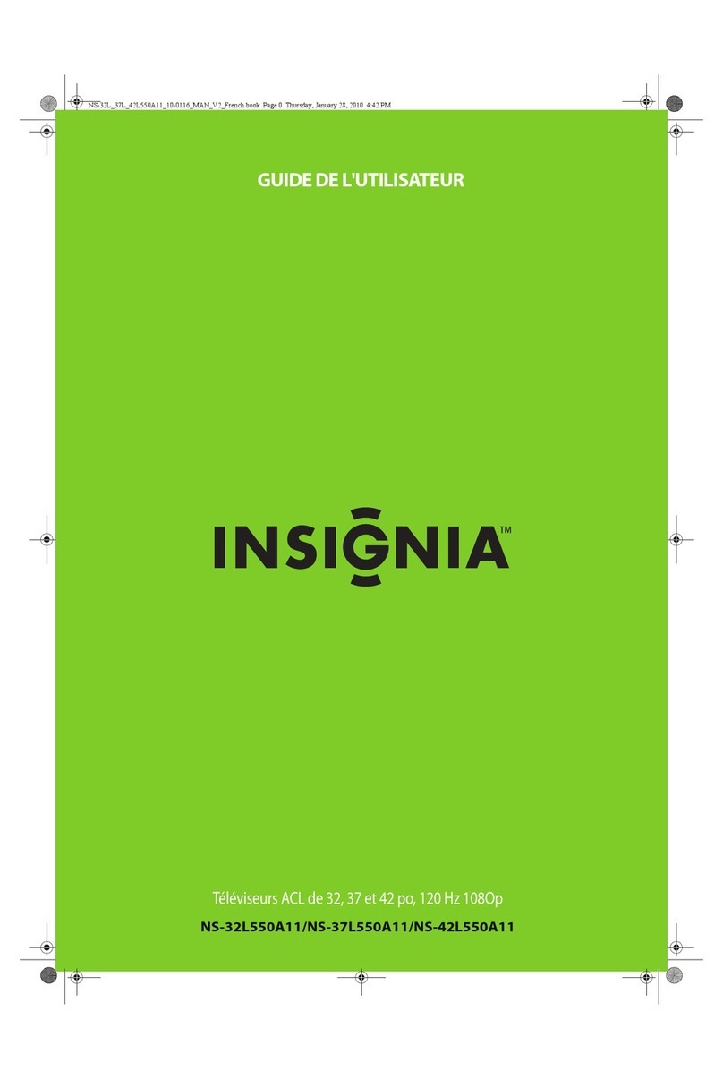 Insignia NS-37L550A11 Quick start guide
