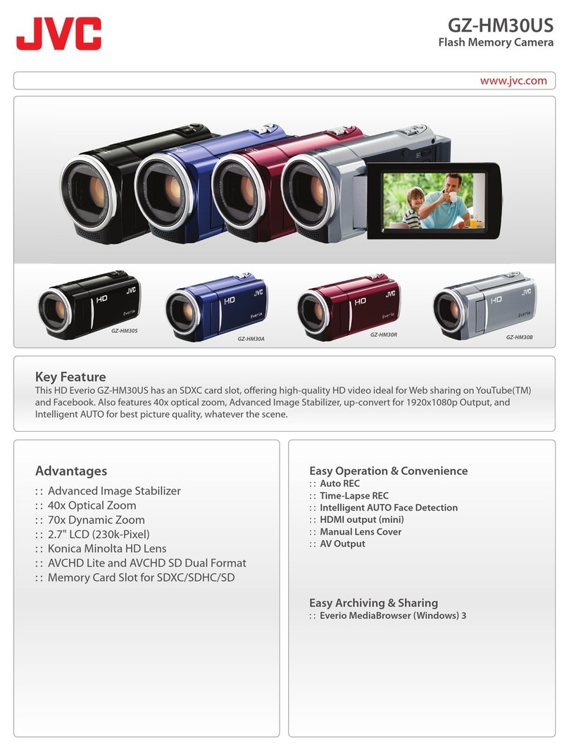 JVC Everio GZ-HM30US User manual