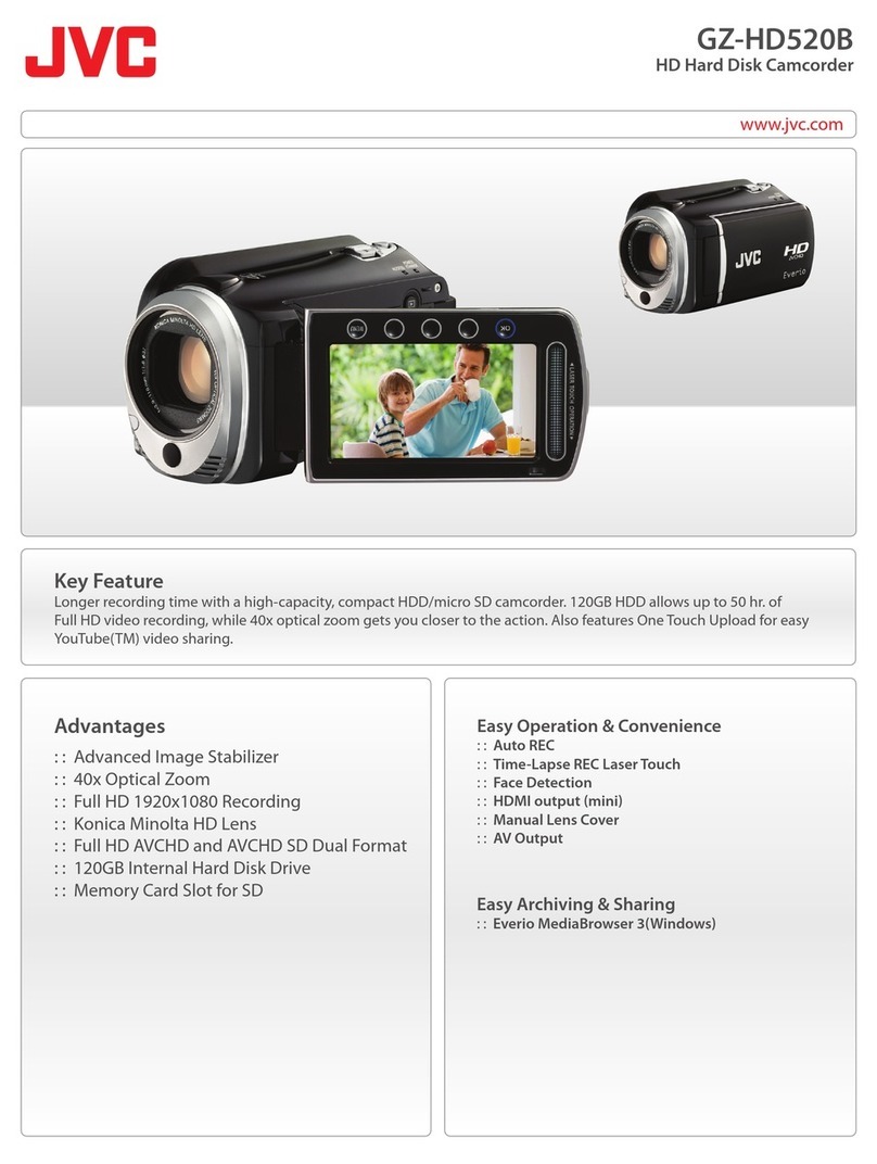 JVC GZ-HD520BUS Specifications