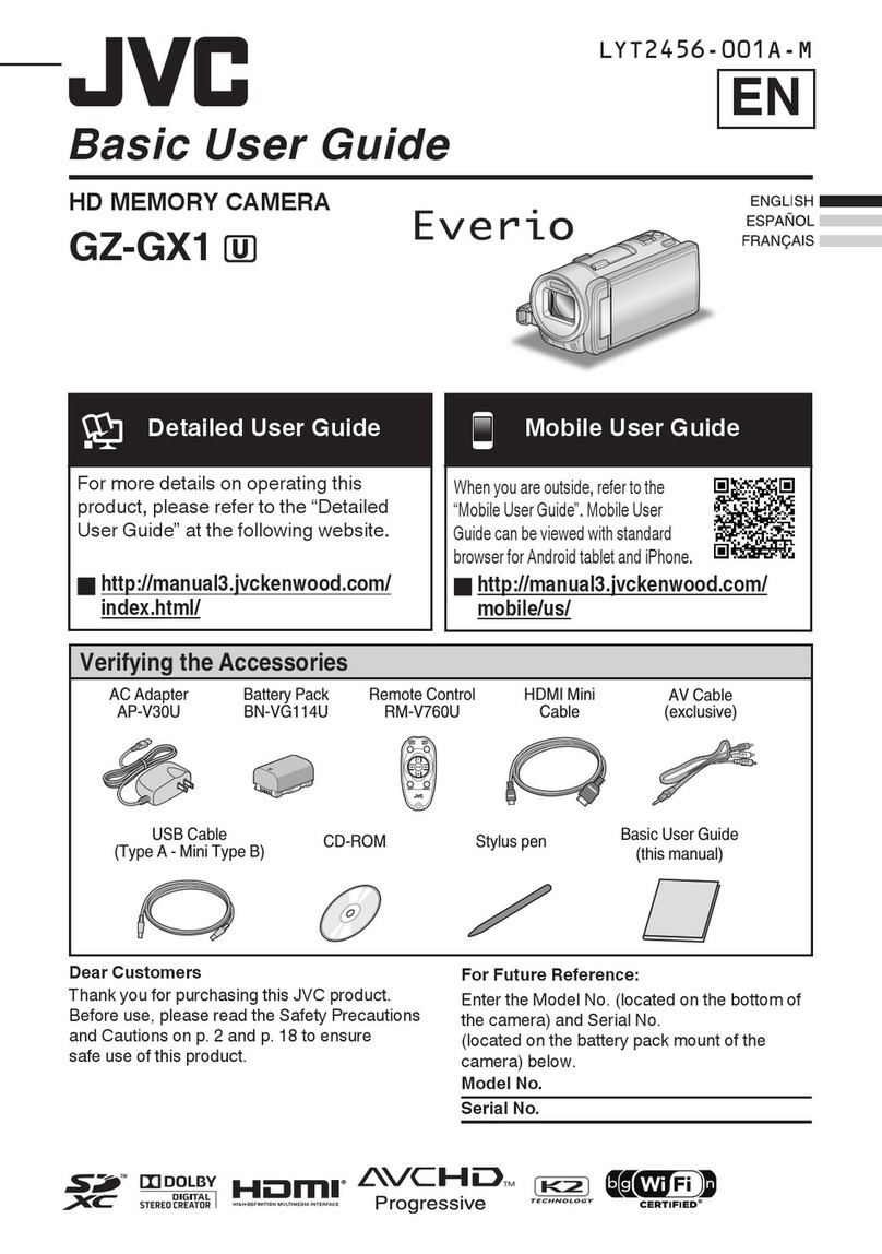 JVC GZ-GX1BUS Basic user's guide