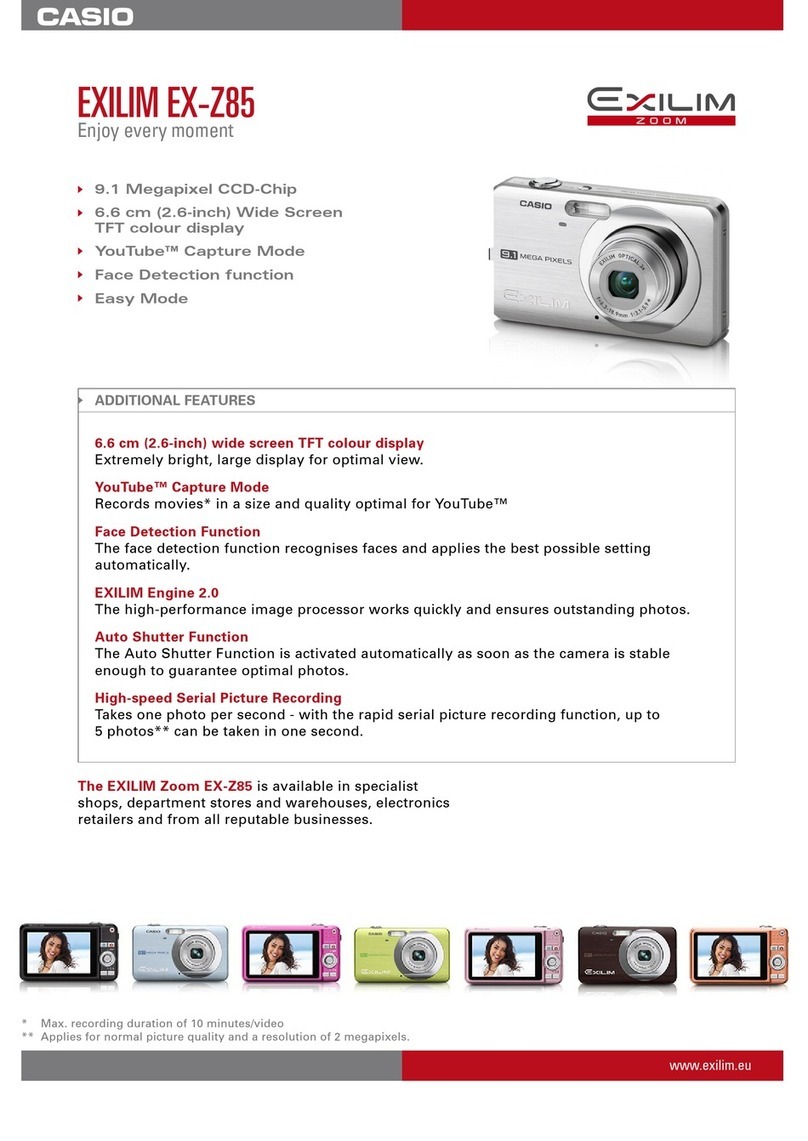 Casio EXZ85BN Owner's manual