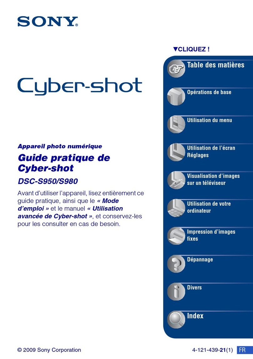 Sony DSC-S950/B - Cyber-shot Digital Still Camera Guide pratique