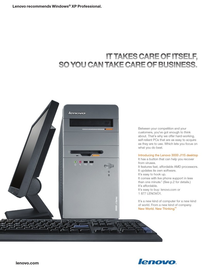 Lenovo 73873BU User manual