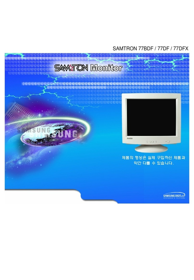 Samsung SAMTRON 77DFX User manual