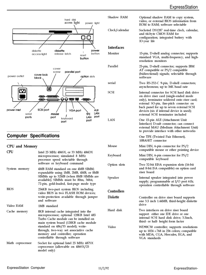 Epson ExpressStation Installation and operation manual