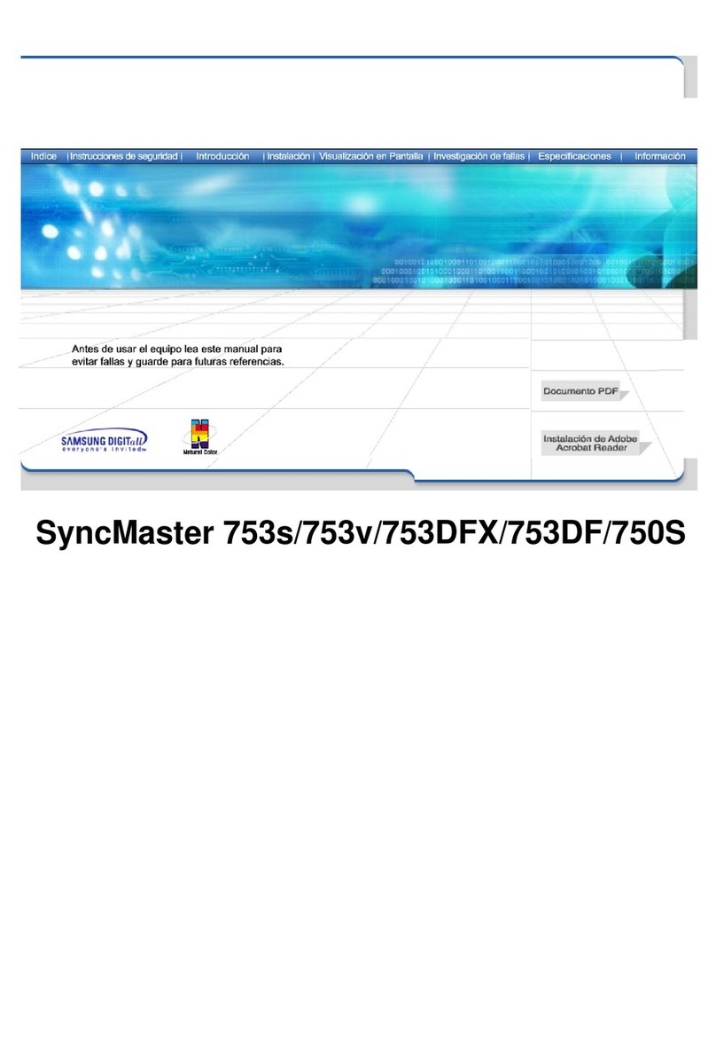 Samsung SyncMaster 753DF User manual