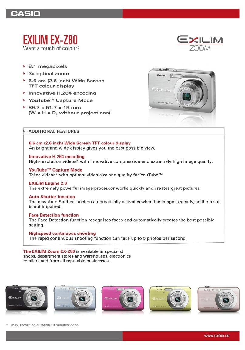 Casio EX-Z80BK User manual Casio EX-Z80BK User manual