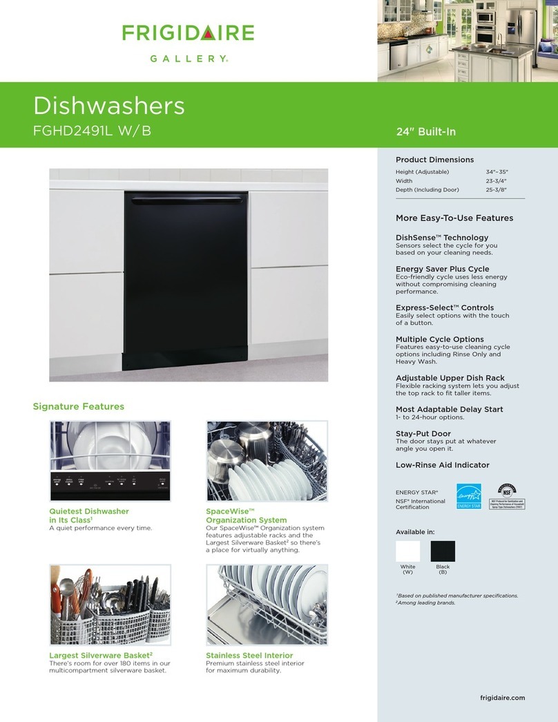 Frigidaire FGHD2491LB Installation instructions