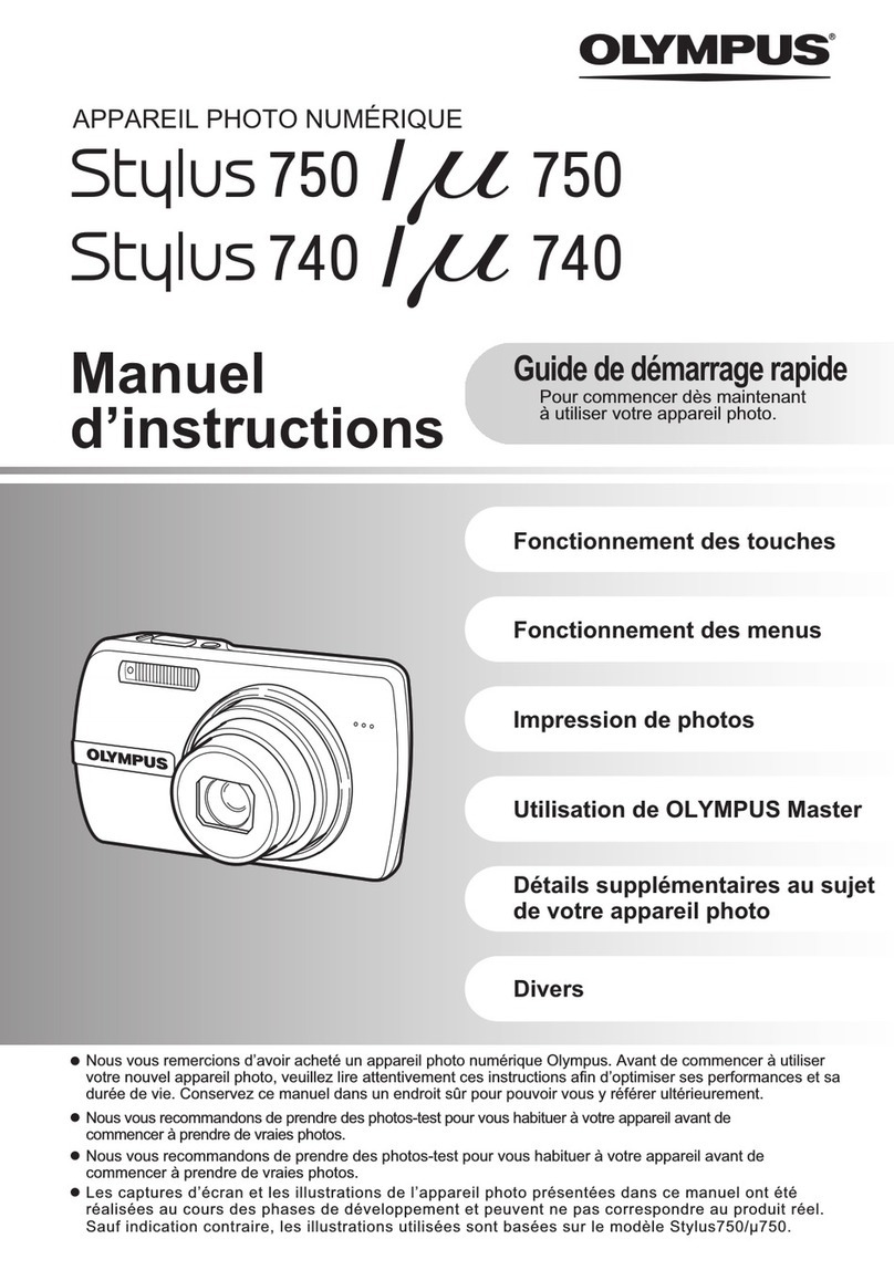 Olympus 750-GP1 - Stylus 750 7.1 MP 5X Optical Zoom All... Manuel d'instructions