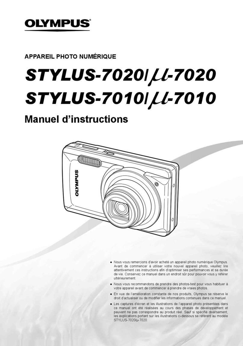 Olympus 7010 - Stylus Digital Camera Manuel d'instructions