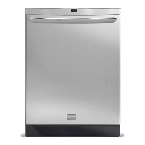 Frigidaire FGHD2433KB - Gallery 24" Dishwasher User manual