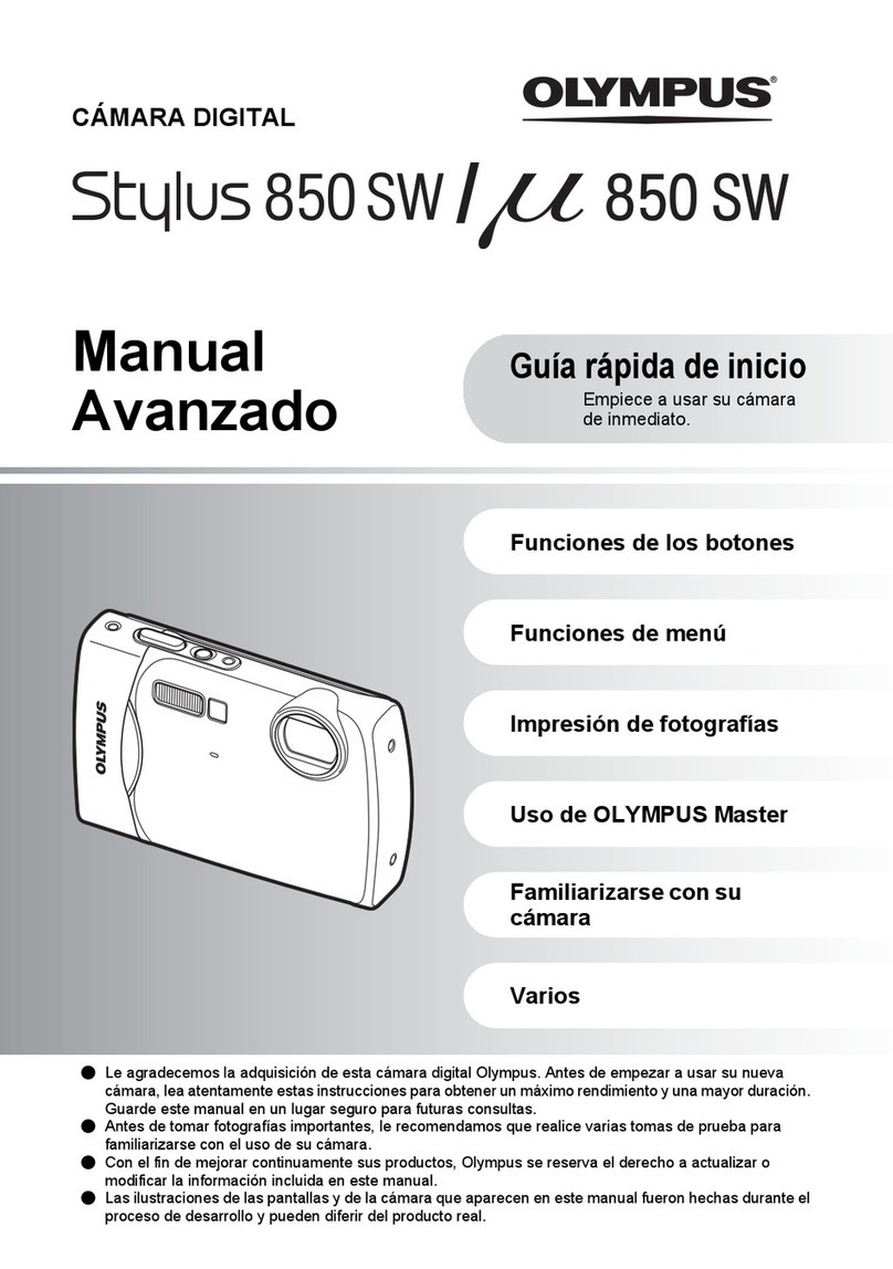 Olympus Stylus 850 SW User manual Olympus Stylus 850 SW User manual