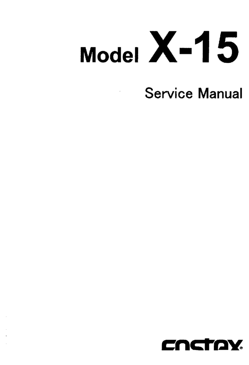 Fostex X-15 Multitracker Service manual
