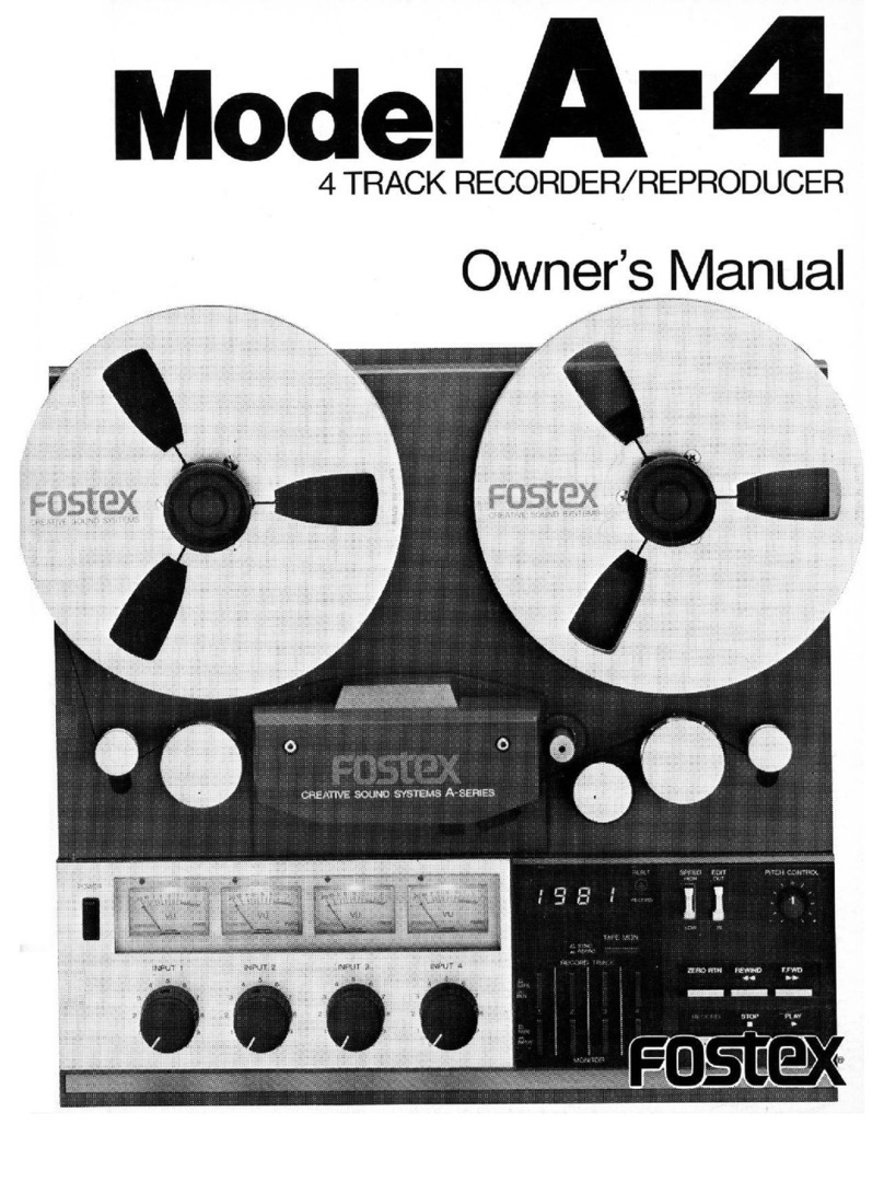Fostex A-4 User manual