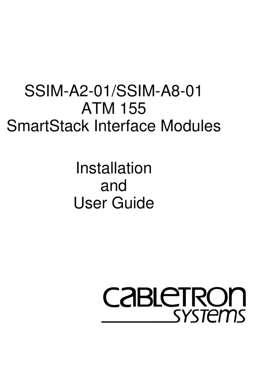Cabletron Systems SSIM-A2-01 User manual
