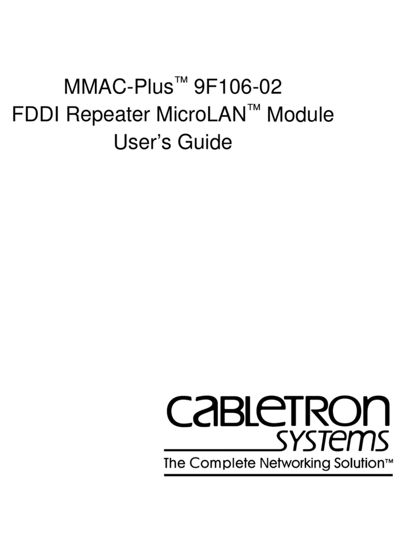 Cabletron Systems MMAC-Plus 9F106-02 user guide