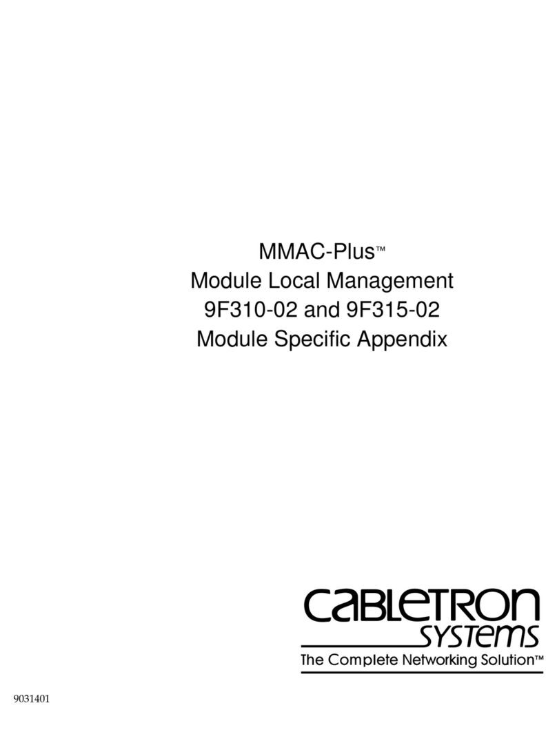 Cabletron Systems MMAC-Plus 9F310-02 Technical document