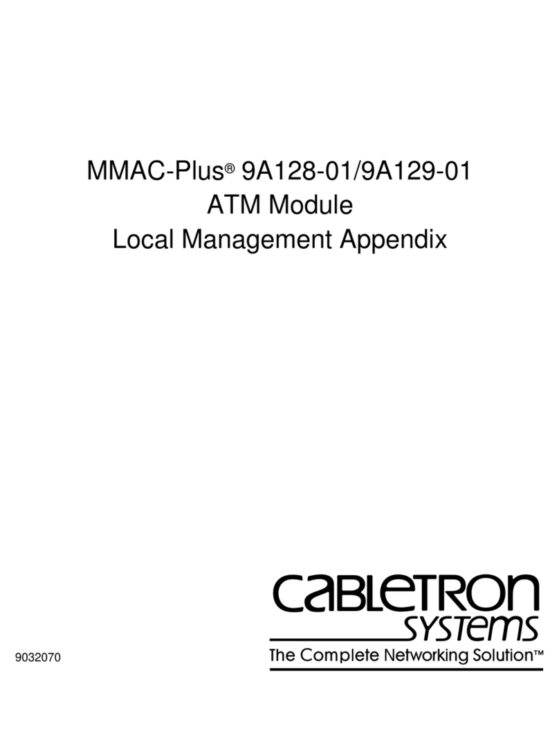 Cabletron Systems MMAC-Plus 9A128-01 Programming manual