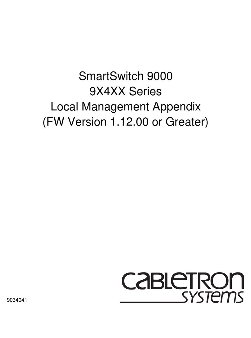 Cabletron Systems SmartSwitch 9000 Appendix